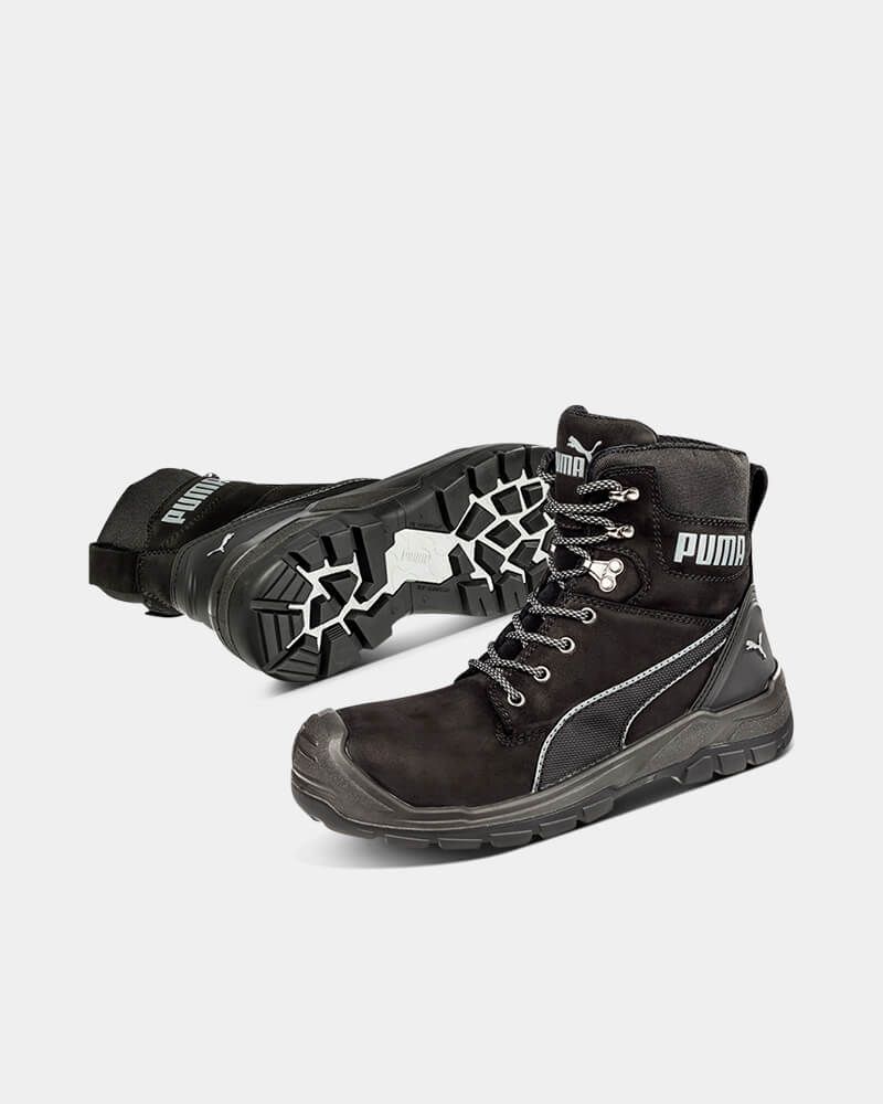 Puma sneaker boot black best sale