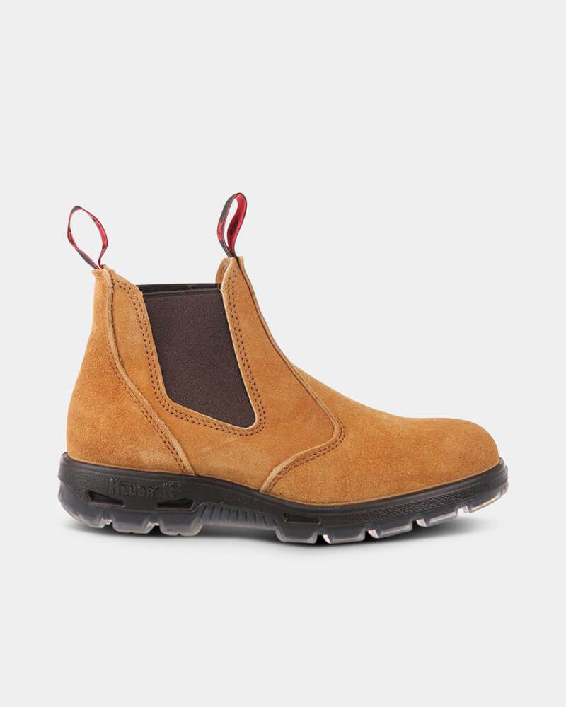 Suede safety boots on sale